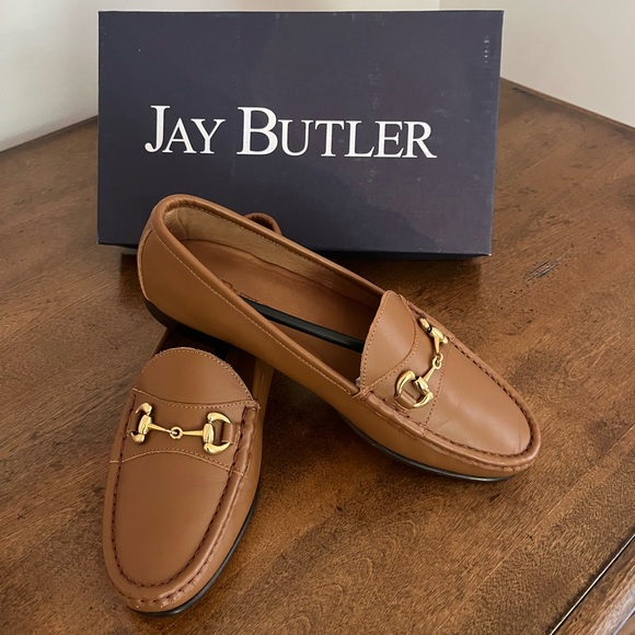 Jay Butler — Men's Brown Leather Bit Loafers - Picture 1 of 7